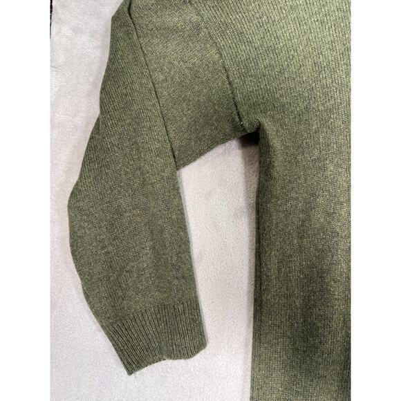 Madewell Women Item NB860 Olive Green Long-Sleeve Polo Sweater Dress XXL NWT - Picture 6 of 11